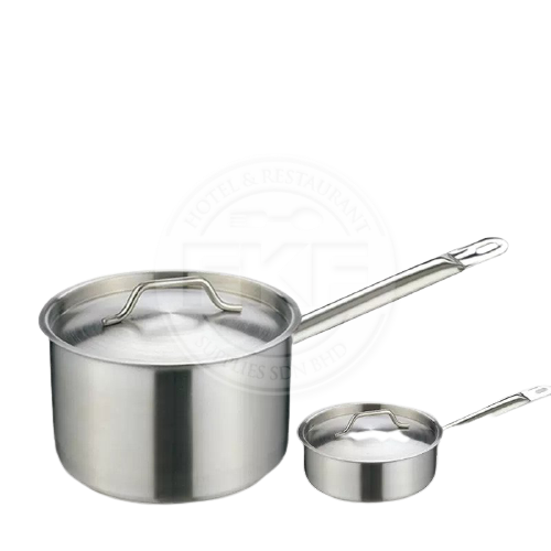 Stainless Steel Capsule Bottom Saute Pan with Lid