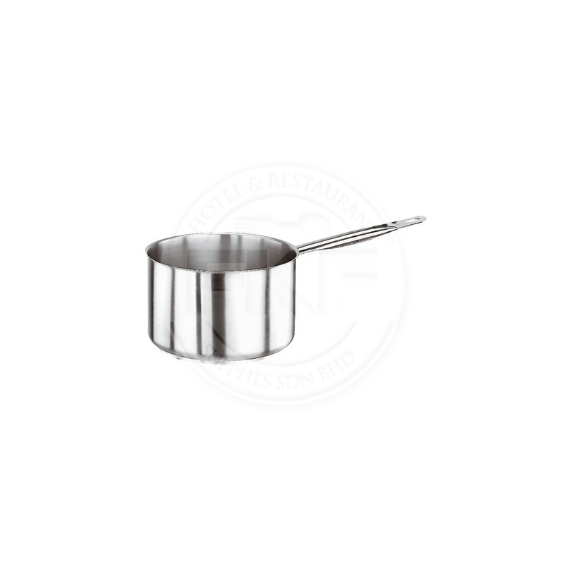 Paderno Stainless Steel 18/10 Sandwich Bottom High Sauce Pan with 1 Hollow Handle
