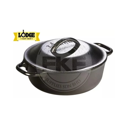 Lodge Cast Iron 1.89L Serving Pot With Loop Handles