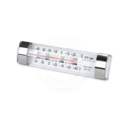 ETI Fridge / Freezer Thermometer Range:-40C to +20C With Clear ABS Housing