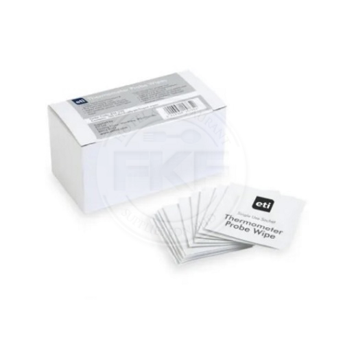 ETI Probe Wipes Anti-Bacterial For Thermometer 100 Wipes 60X30MM