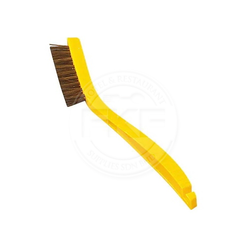 Trust Yellow Tile & Grout Brush, Brass Bristles 21.6CM 