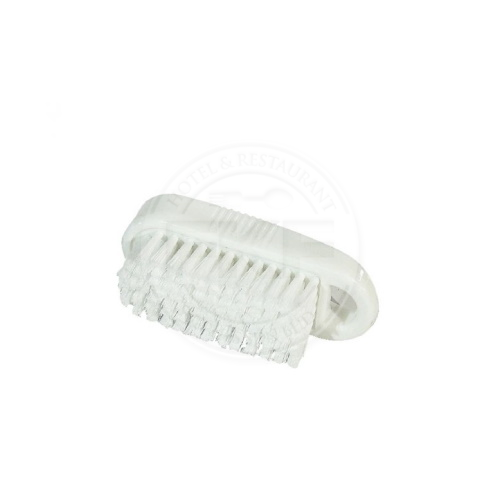 Trust White Plastic Hand & Nail Brush PP Fill 10.8 cm 