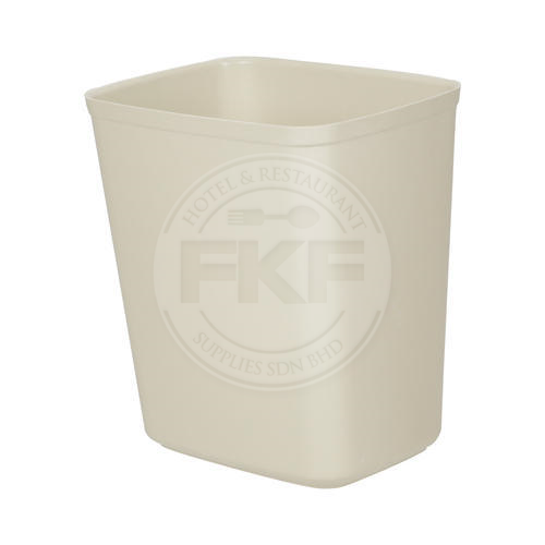 Trust Beige Unfire Fire-resistant Wastebaskets 6.6L