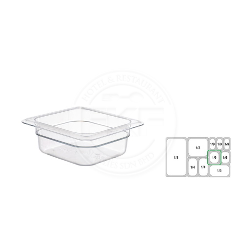 Polycarbonate (PC) 1/6 Food Pan