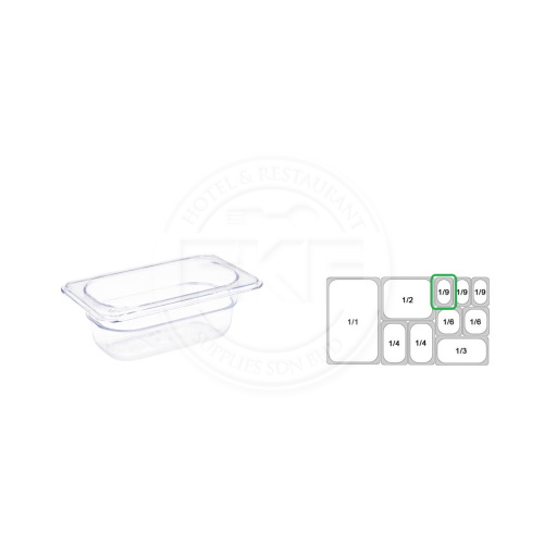 Polycarbonate (PC) 1/9 Food Pan