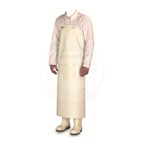 350 Microns Heavy Duty PVC Apron Cream Color (MF-France) (05745)