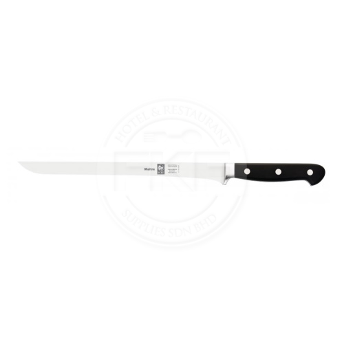 Icel Maitre Forged Blade Ham Slicing Knife Black Handle 25 cm (Portugal) (271007417000250)