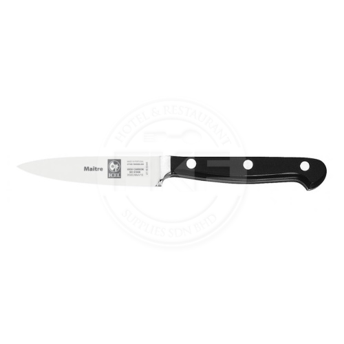 Icel Maitre Forged Paring Knife Black Handle (Portugal) (271007403000090/100)