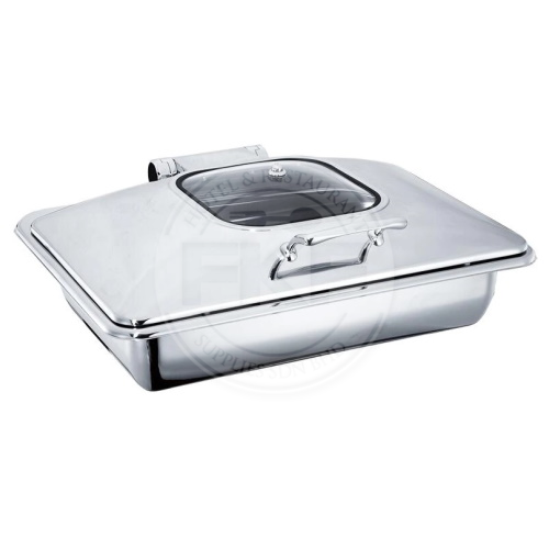 Stainless Steel 304 1/1 Mechanical Chafing Dish With Glass Lid 9L (Yufeh-China) (1011LB)