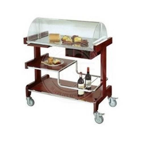Wooden Pastry & Dessert Trolley