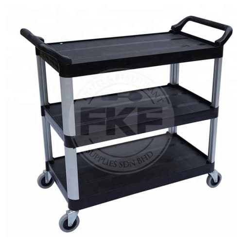 Trust Hi5 Utility Cart 3 Shelf Load 135 Kg