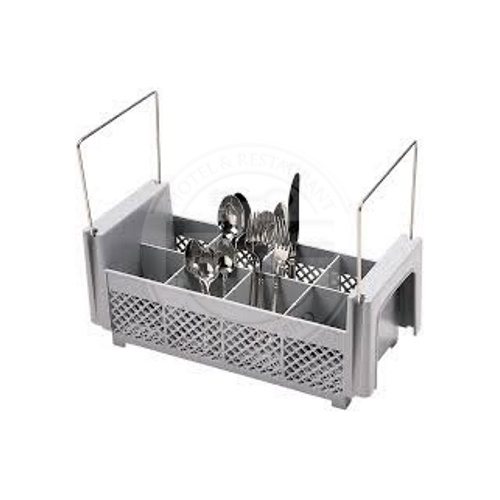 Unica 8 Compartment Flatware Basket With Handle (FWB(H))
