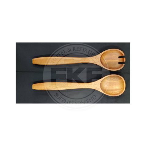 Acacia Wood Salad Server (Fork & Spoon) (MW.FK3257)