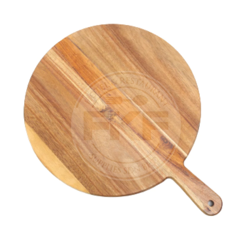 Acacia Wood Pizza Board With Handle (MW.PP33)