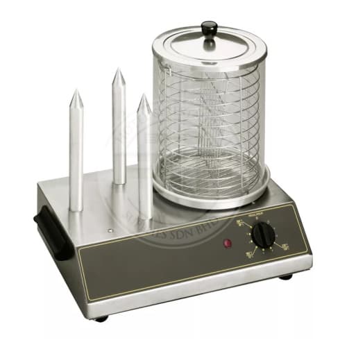 Roller Grill Hot-Dog Machine, 3 Heating Elements (FRANCE) (CS3E)