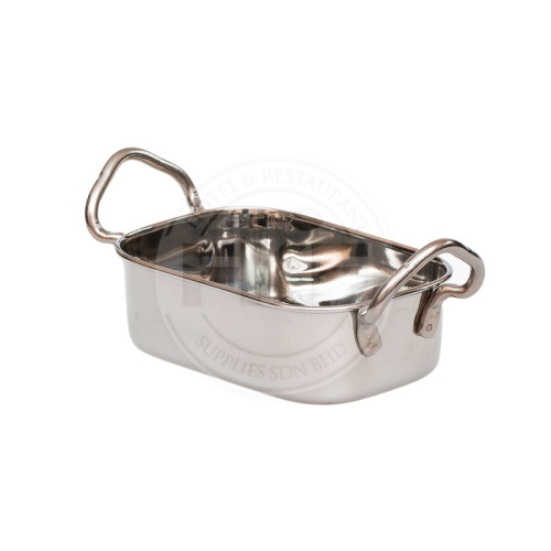 Stainless Steel Mini Roasting Pan With 2 Handles (MRP53M)