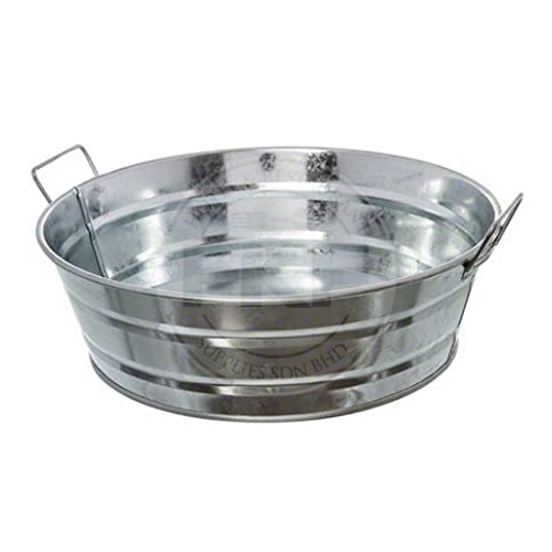 Natural Galvanized Round Tubs (AMC-USA) (MTUB83)