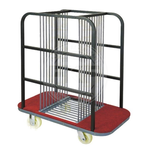 Lazy Susan Glass Trolley With 15 cm Castors (China)