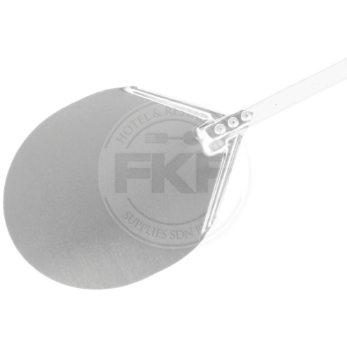 Paderno Stainless Steel Round Oven Pizza Peel With Aluminum Handle