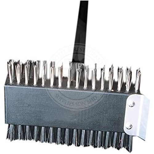 Boiler Brush With Scraper & Handle (AMC-USA) (1423)