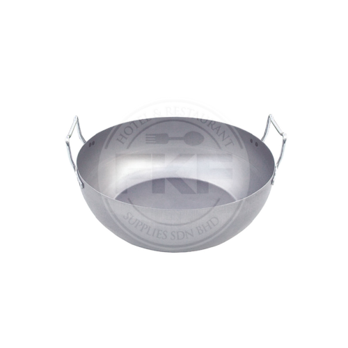 Debuyer Black Steel Fry Pan With 2 Handles