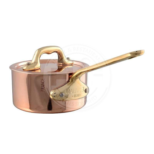 Mauviel Copper + Stainless Steel Small Saucepan With Bronze Handle (FRANCE) (650109)