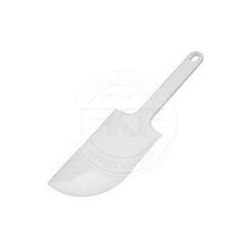 Thermoplastic Flexible One Piece White Jam Jar Spatula (LT-FRANCE) (YC63308)