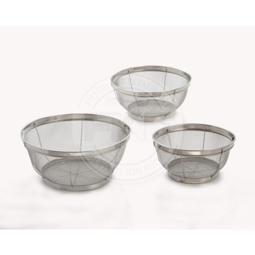 Stainless Steel Round Wire Mesh Colander (China)