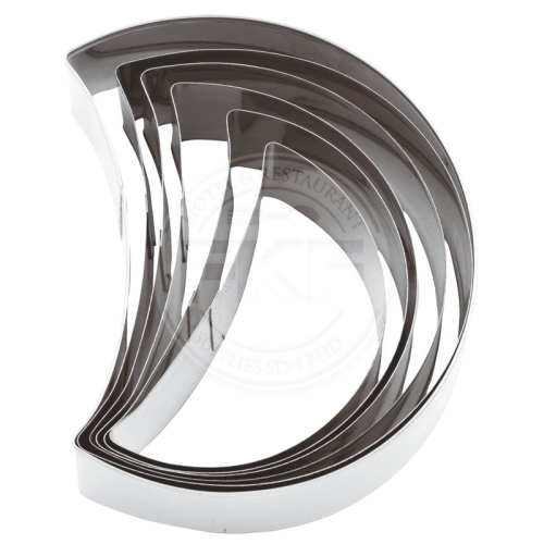 Paderno Stainless Steel Halfmoon Cutter