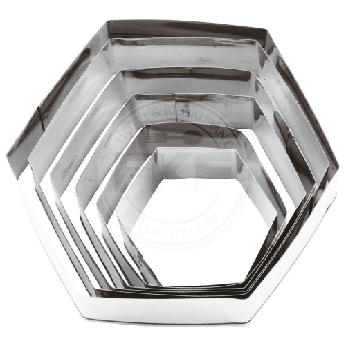 Paderno Stainless Steel Hexagon Cutter