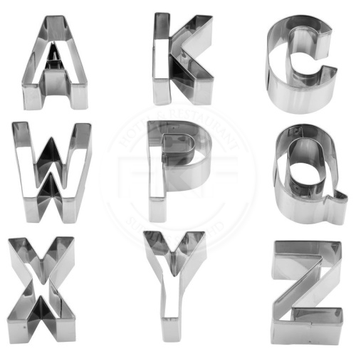 Paderno Stainless Steel Alphabet