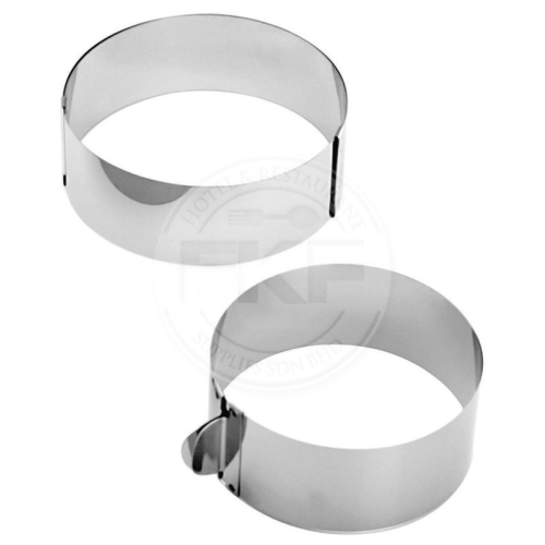 Paderno Stainless Steel Flexible Cake Setting Ring