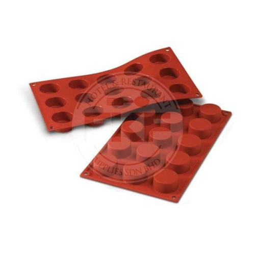 Silikomart Silicone Flex 300 X 175 MM 15 Petits Fours Rounds (ITALY) (10975)
