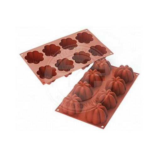 Silikomart Silicone Flex 300 X 175 MM 8 Charlottes (ITALY) (11030)