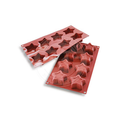 Silikomart Silicone Flex 300 X 175 MM 8 Stars (ITALY)