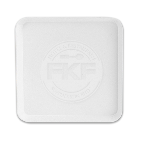 PP White Square Tray Pastry (Sanneng) (SN4335)