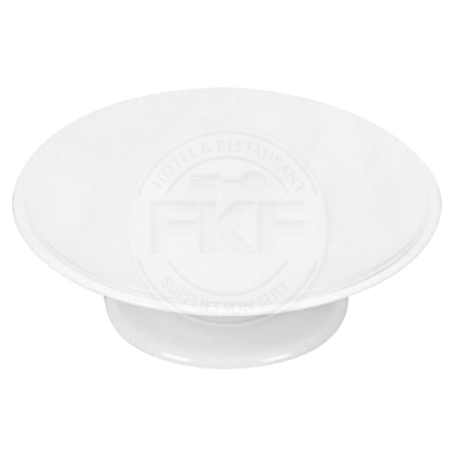 Paderno Melamine White Revolving Cake Stand