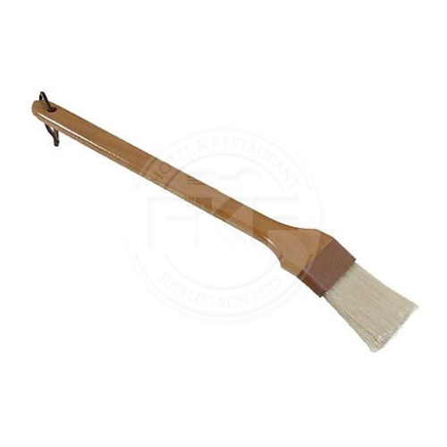 Sparta 4" Wide Basting Brush With Wood Handle Boar Bristles (USA) (40371)