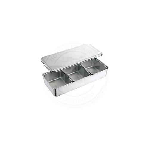 Stainless Steel Condiment Vat With Lid