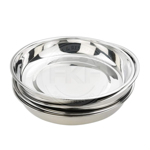 Stainless Steel Round Utility Dish
