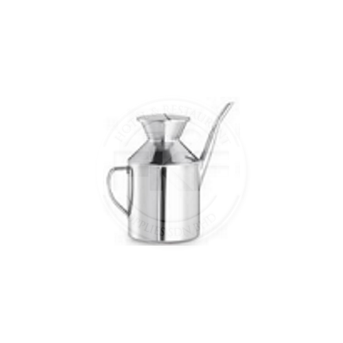 Stainless Steel Sesame Oil Decanter With Handle Square Spout