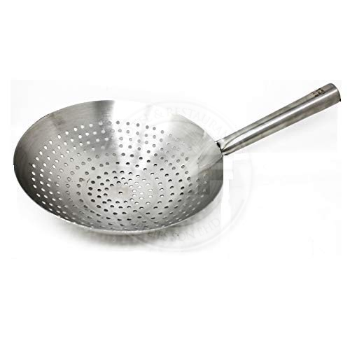 Stainless Steel Skimmer With Stainless Steel Handle