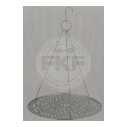 Stainless Steel Woo Kok Flat Fryer With Hanger