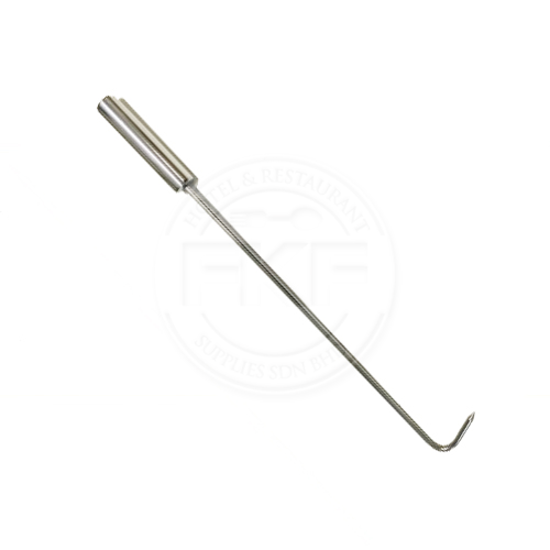 Stainless Steel 6MM Long 'J' Shaped Hook With Stainless Steel Handle