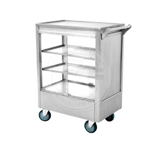 Stainless Steel Fried Food Cart / Trolley 