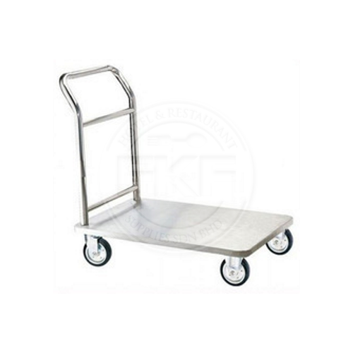Stainless Steel Platform Trolley Foldable Handle
