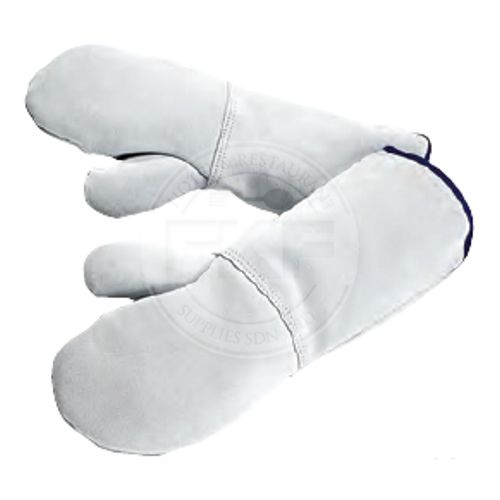 White Baker Mitts