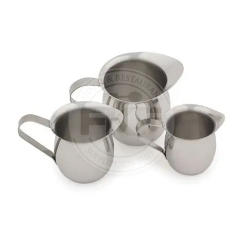 Stainless Steel Bell Shaped Creamer Jug With Handle