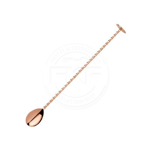 Copper Plated Bar Spoon With Disk
